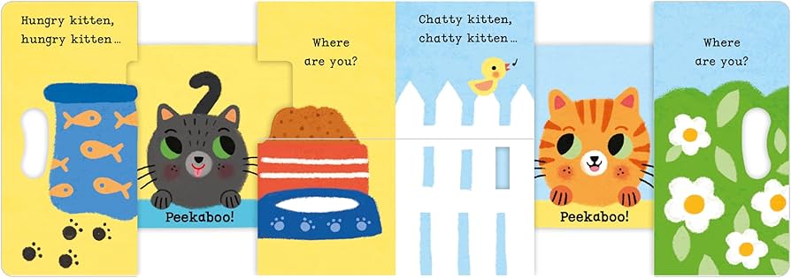Kitten, Kitten Peekaboo - Grab & Pull to Play Peekaboo with a Mirror!