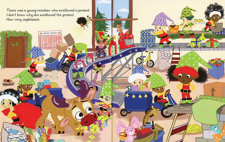 There was a Young Reindeer who Swallowed a Present by Kaye Baillie