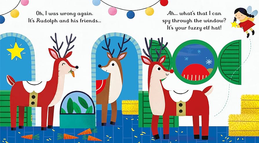Are you there, little Elf? Christmas Usborne Peep-Through Books