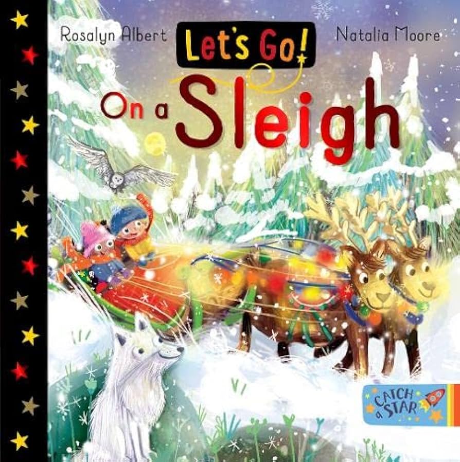 Let’s Go! On a Sleigh (Board Book)