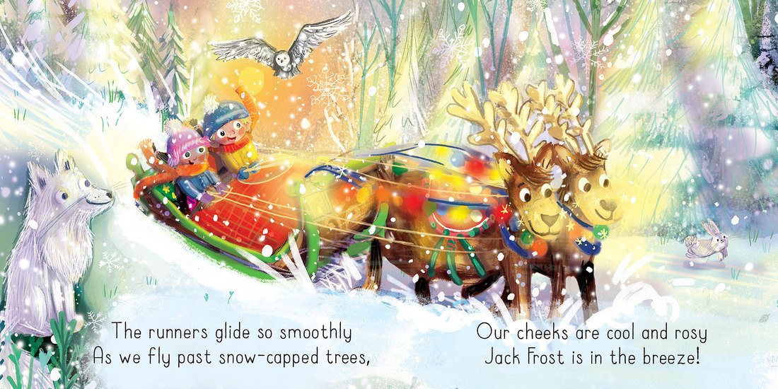 Let’s Go! On a Sleigh (Board Book)