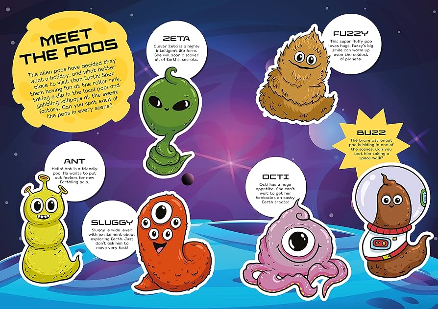 Where’s the Space Poo? An Out of this World Search & Find