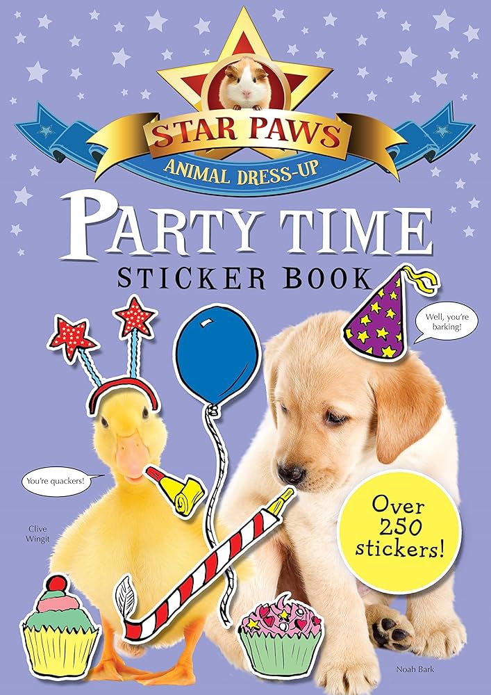 Party Time Sticker Book (Star Paws Animal Dress Up)