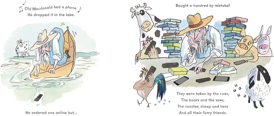 Old MacDonald had a Phone by Jeanne Willis & Tony Ross (a book about internet safety)
