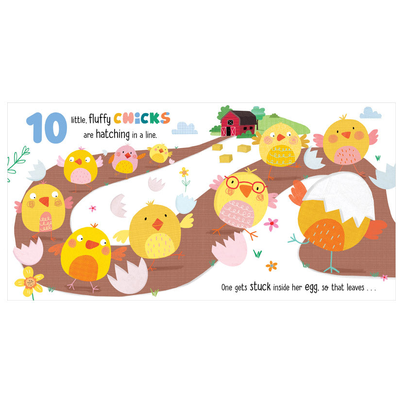 Ten Little Chicks - A Picture Counting Book with Shiny Cover