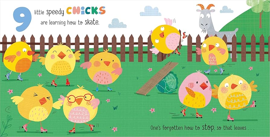 Ten Little Chicks - A Picture Counting Book with Shiny Cover