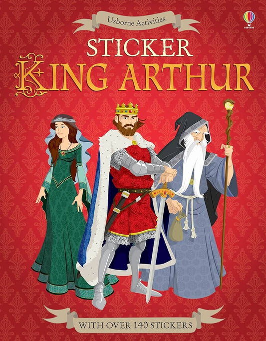 Usbourne Activities Sticker King Arthur - with over 140 stickers!