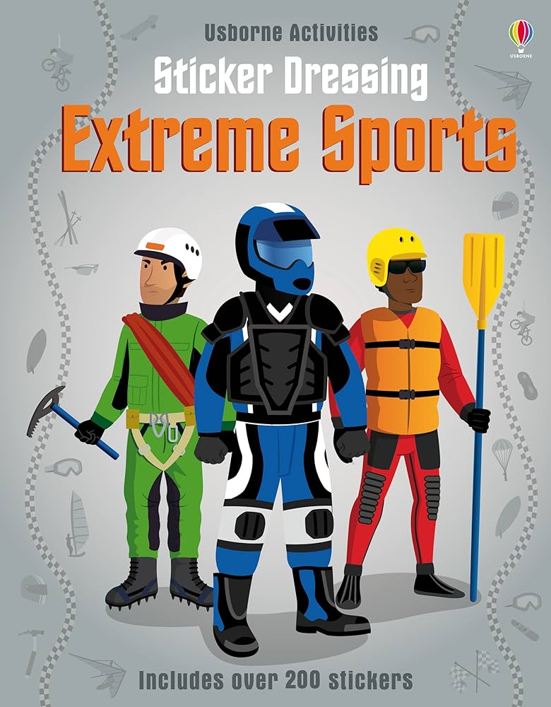 Usborne Activities - Sticker Dressing Extreme Sports