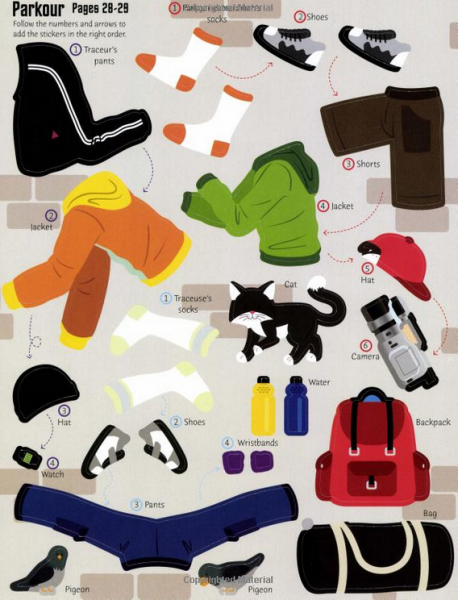 Usborne Activities - Sticker Dressing Extreme Sports