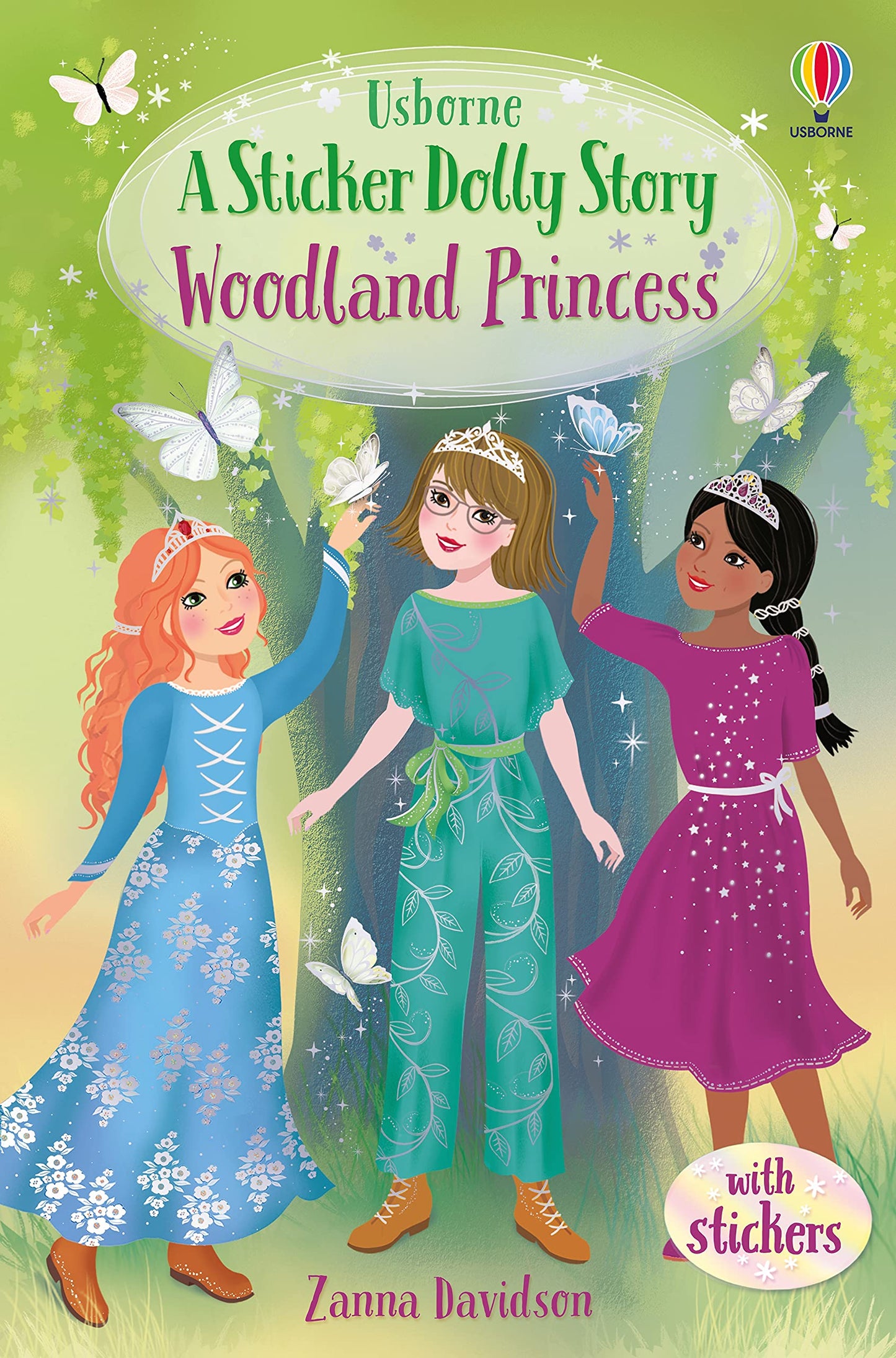 Usborne - A Sticker Dolly Story Woodland Princess (with stickers)