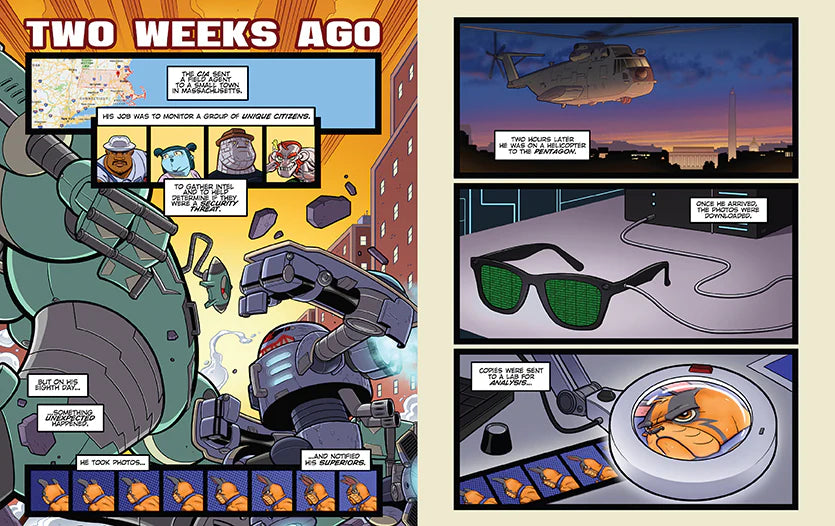 Atomic Frenchie Vol 2 - The Cow with the Nuclear Heart (Hardback Comic Book)