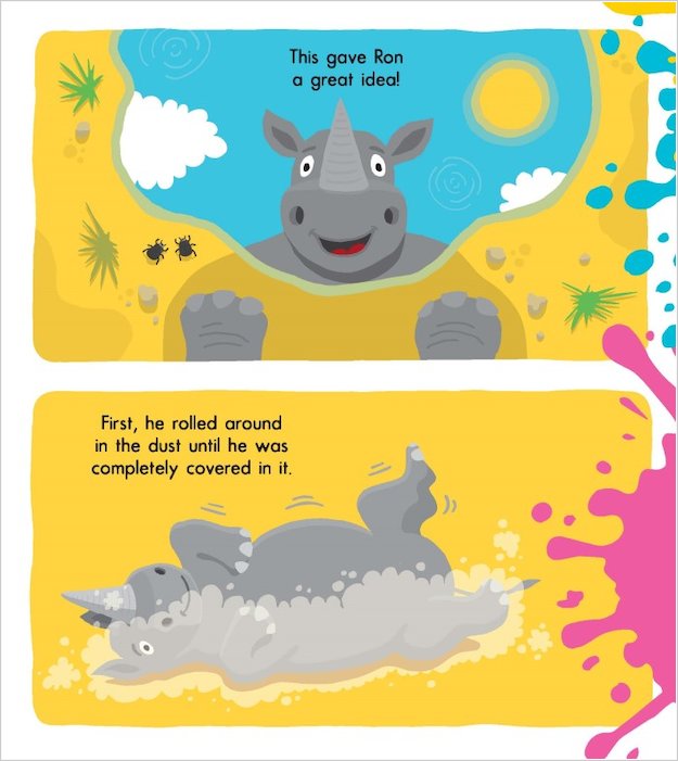 Rhinocorn Rules featuring Ron, the rhino unicorn. (with a super shiny cover!)
