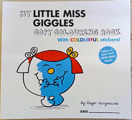 Little Miss Tiny Copy Colouring Book (with Colourful Stickers!)