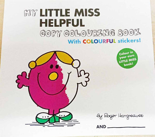 Little Miss Helpful Copy Colouring Book (with Colourful Stickers!)