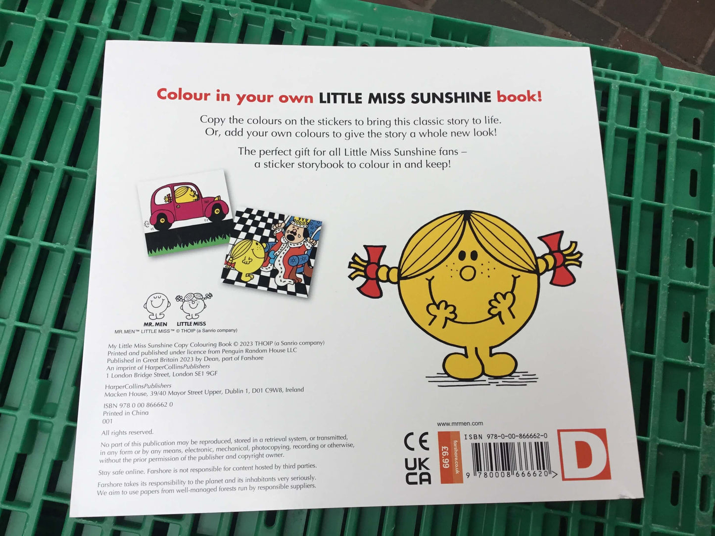 Little Miss Sunshine Copy Colouring Book (with Colourful Stickers!)