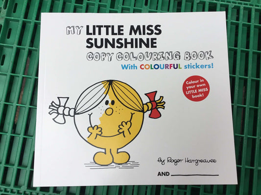 Little Miss Sunshine Copy Colouring Book (with Colourful Stickers!)
