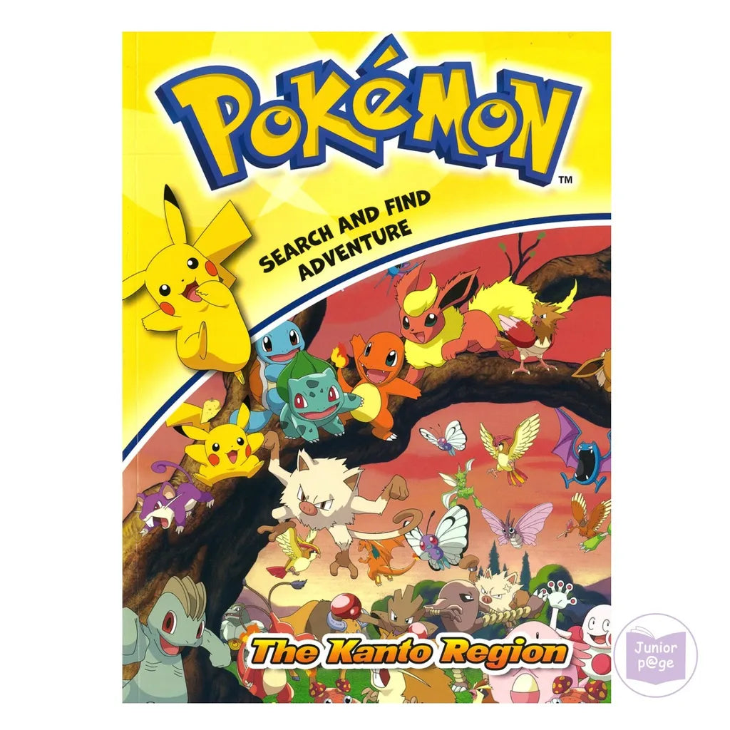 Pokémon Search and Find Adventure - The Kanto Region