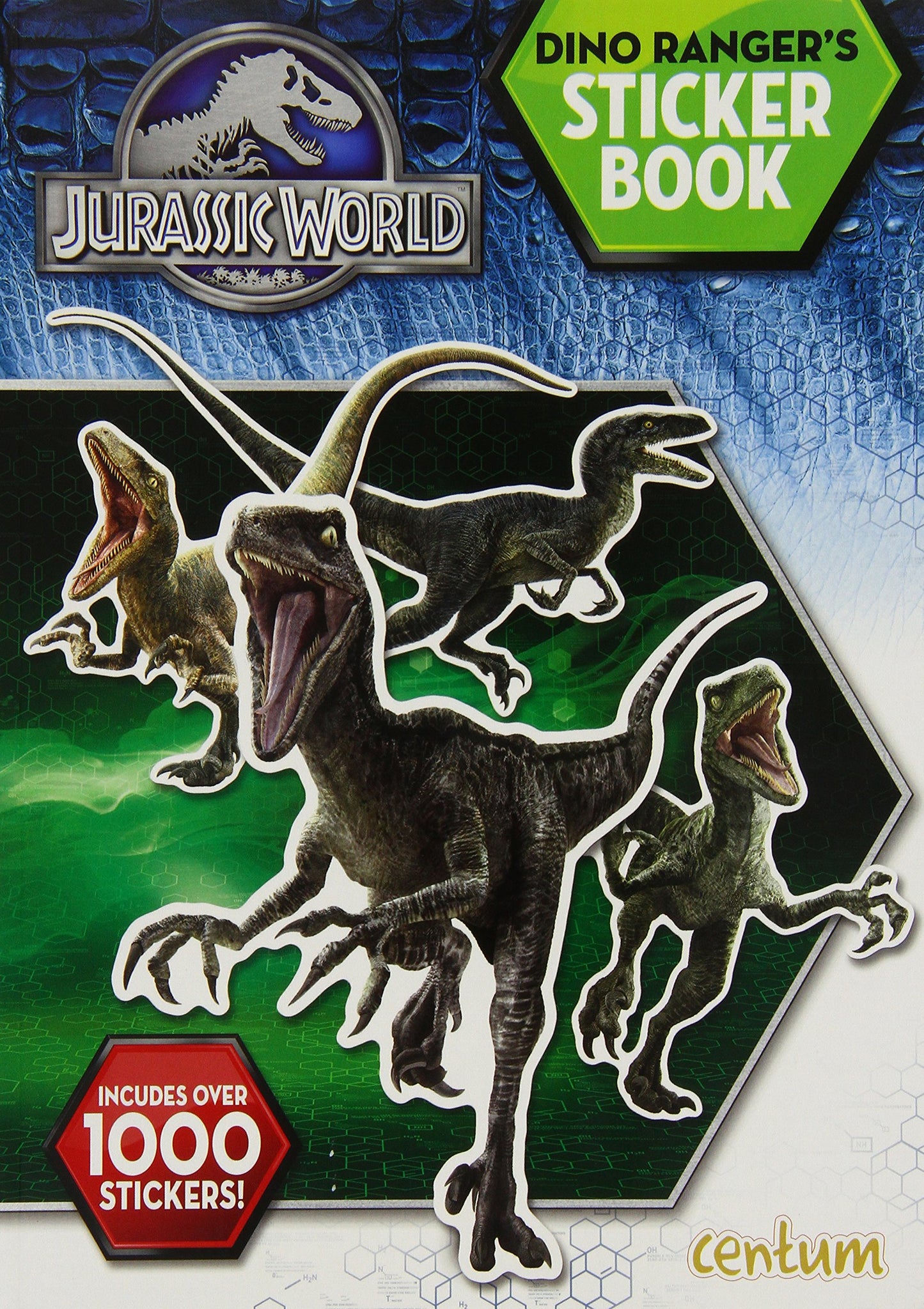 Jurassic World Dino-Rangers Dinosaur Sticker Book (with over 1000 stickers!)