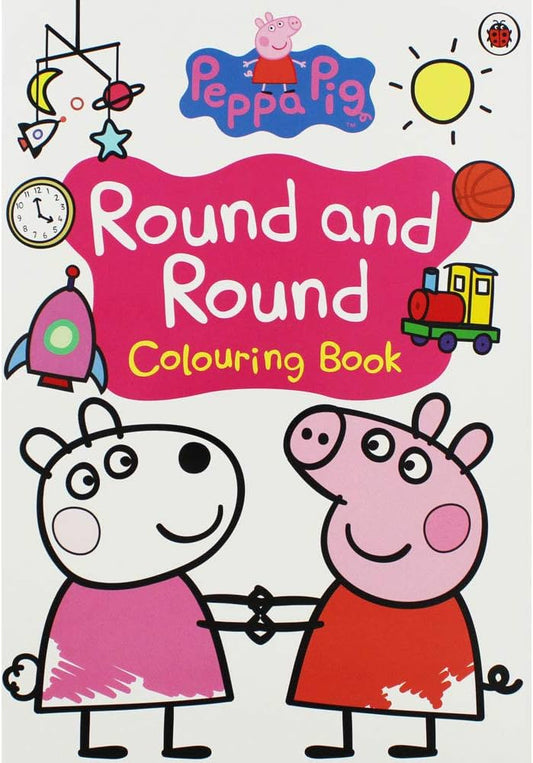Peppa Pig Round and Round Colouring Book