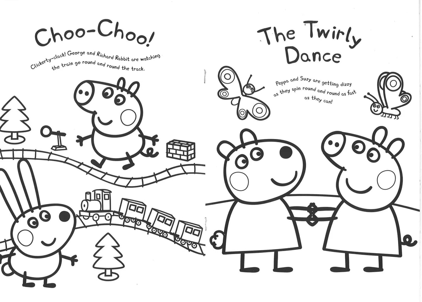 Peppa Pig Round and Round Colouring Book