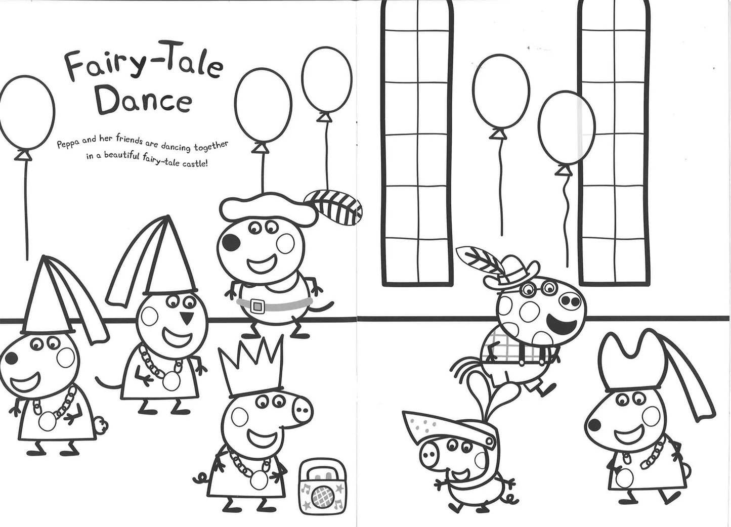 Peppa Pig Let’s Dance Colouring Book