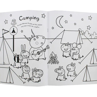 Peppa Pig Day and Night Colouring Book