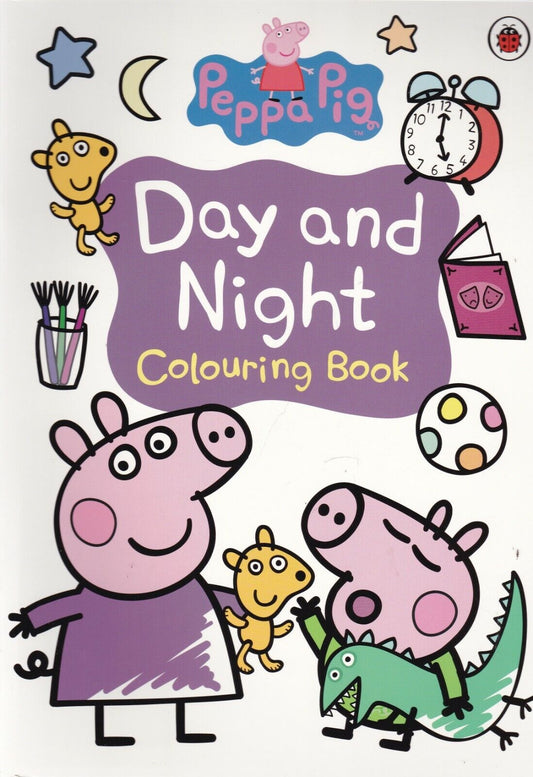 Peppa Pig Day and Night Colouring Book