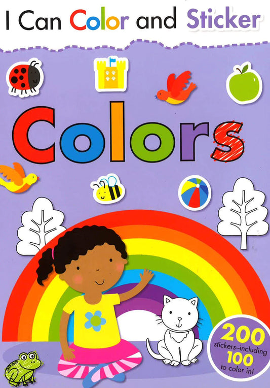 I Can Colour and Sticker Colours (with 200 stickers!)