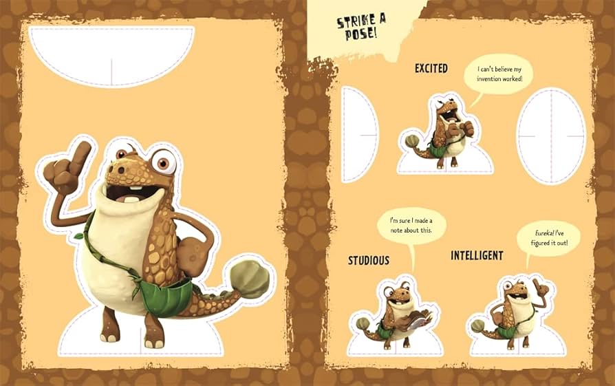 Gigantosaurus - Press Out & Play Mazu (3D Playset with 30 Press Out Models)