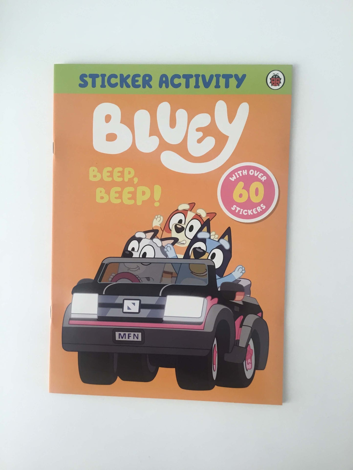 Bluey Sticker Activity Book - Beep Beep! (with over 60 stickers)