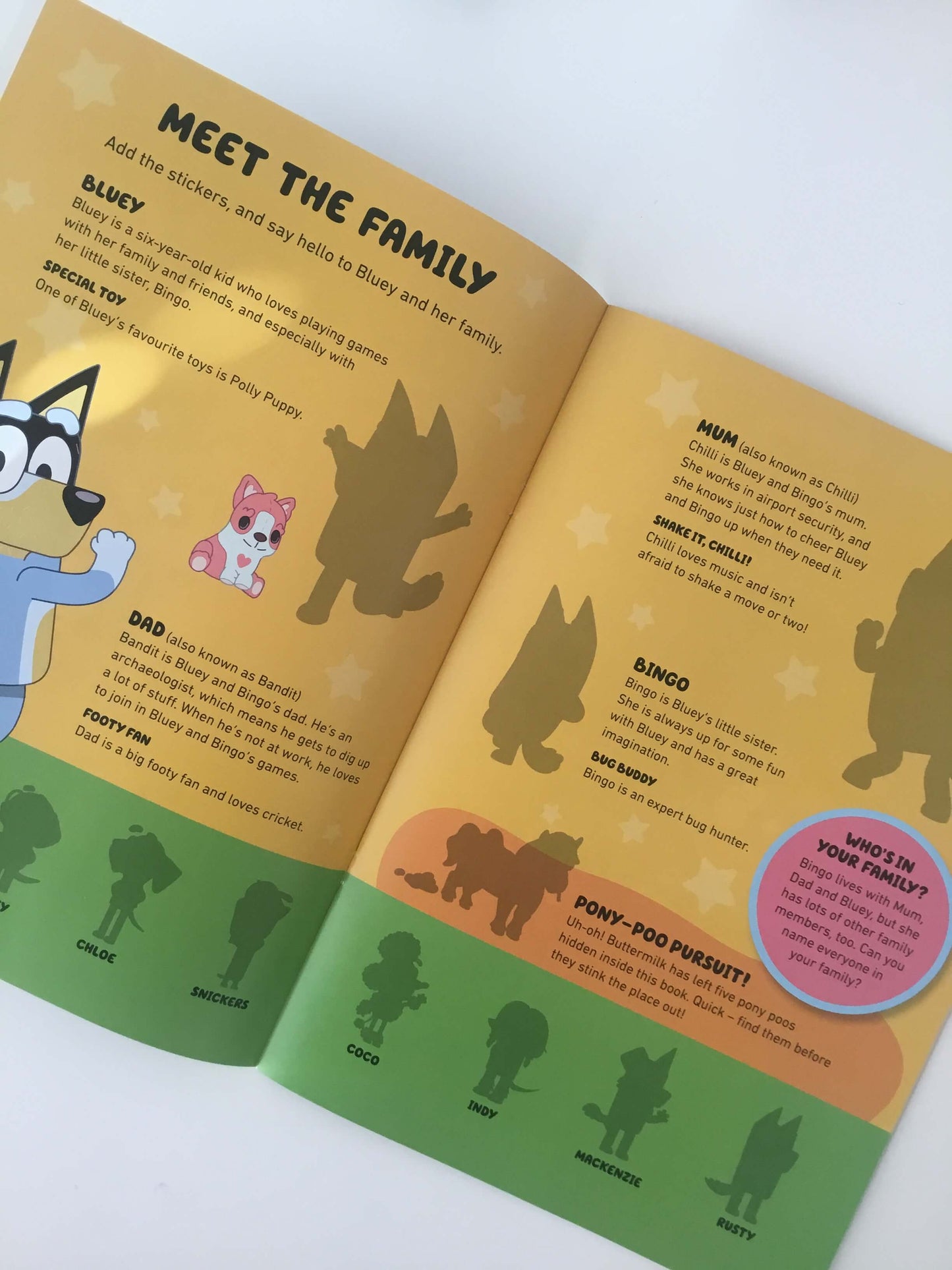 Bluey Sticker Book - I Wanna Play This Much! (with over 80 stickers)