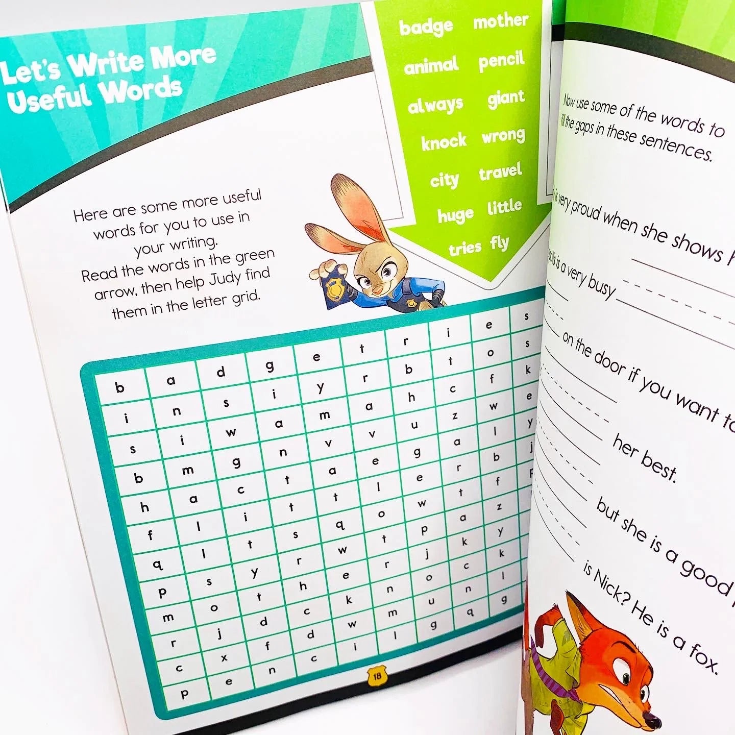 English Vocabulary Age 6-7 Disney Learning Zootropolis