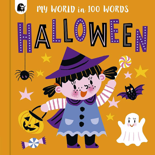 Halloween - My World in 100 Words (with sparkly cover) Board Book