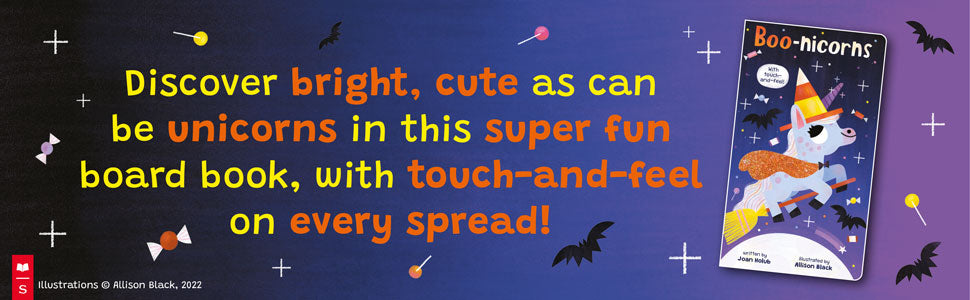 Boo-Nicorns - A Touch & Feel Board Book