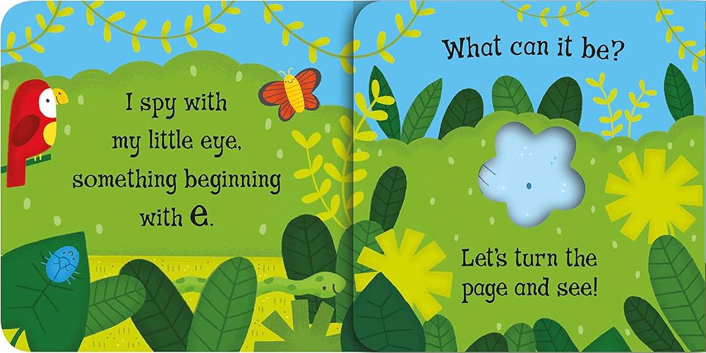 Spot & Say Jungle Board Book (with Giant Peekaboo Flaps!)
