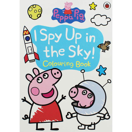 Peppa Pig I Spy Up in the Sky Colouring Book