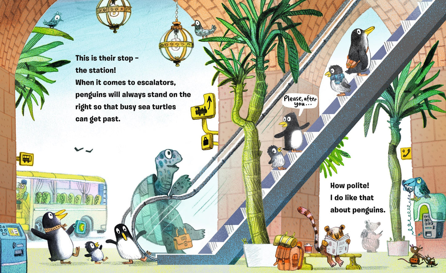 Super Penguin Slide by Leonie Lord