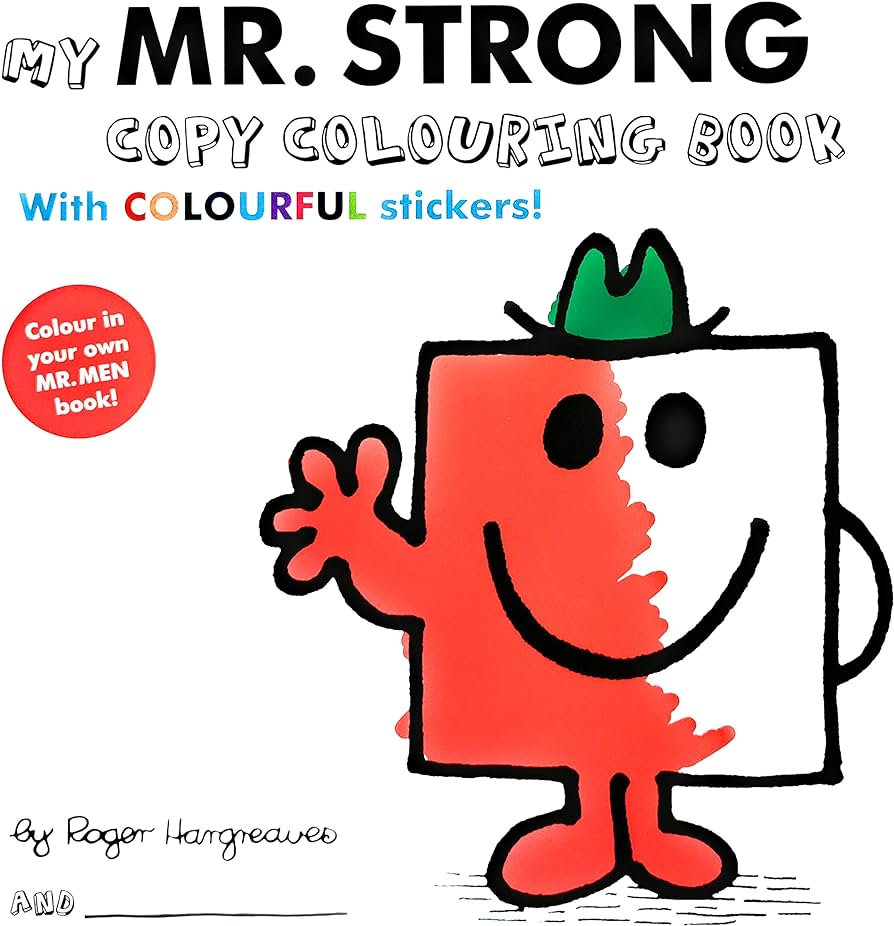 Mr. Men - My Mr. Strong Copy Colouring Book