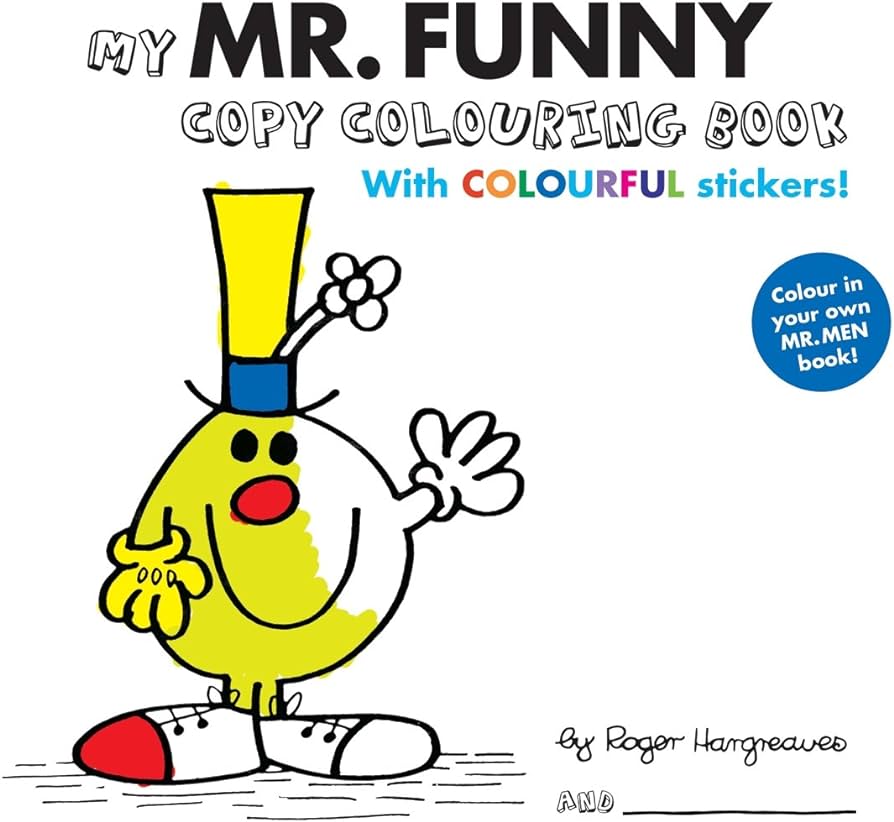 Mr. Men - My Mr. Funny Copy Colouring Book