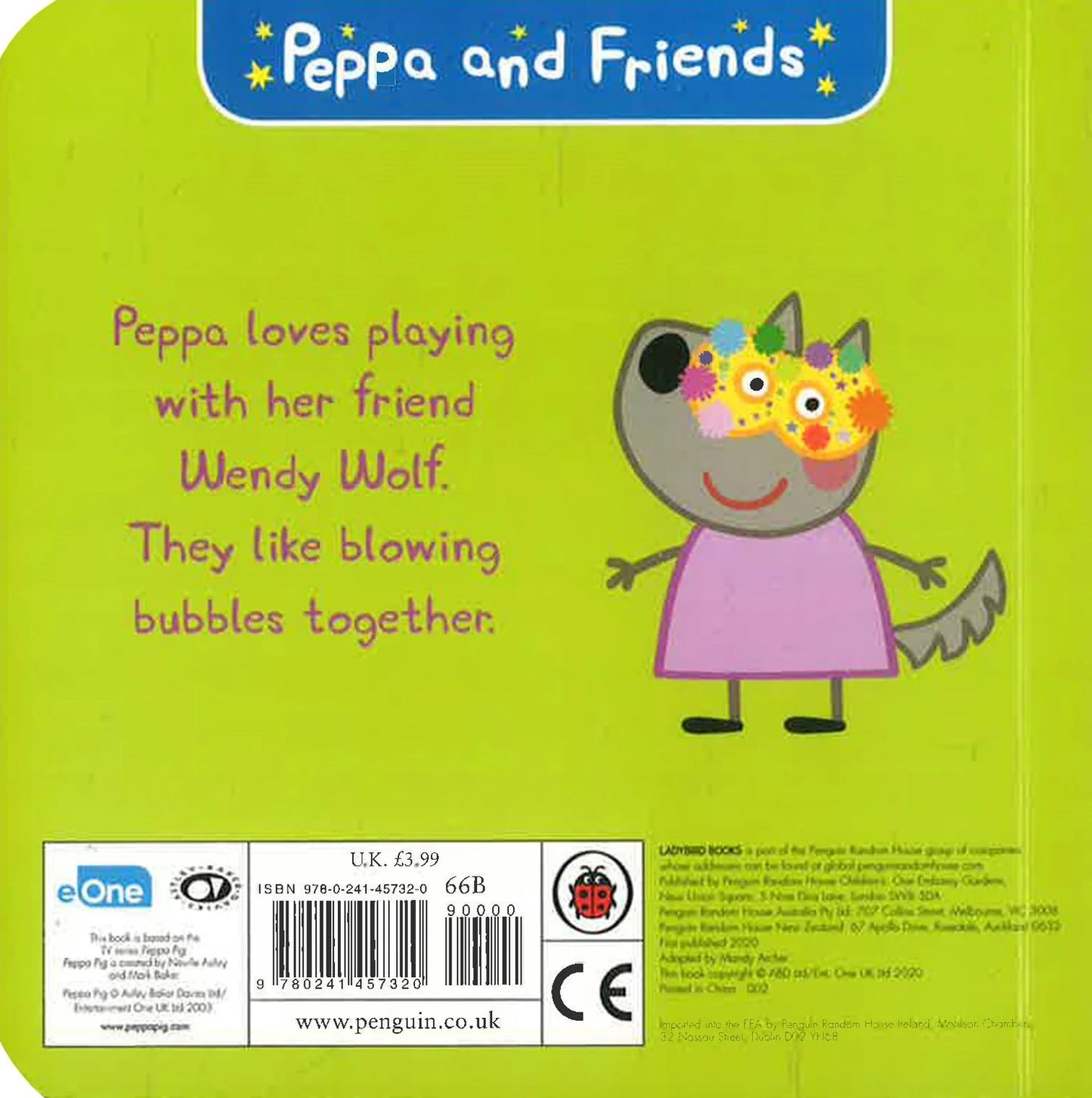 Wendy Wolf Board Book - Peppa Pig and Friends