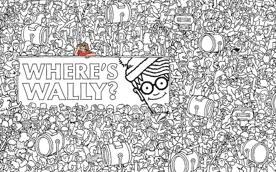 Where’s Wally? Dragons & Dreams Colouring Book by Martin Handford