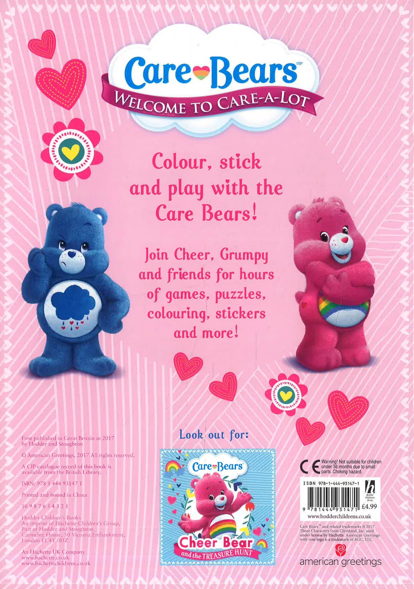 Care Bears Hearts ‘n’ Hugs Sticker Activity Book