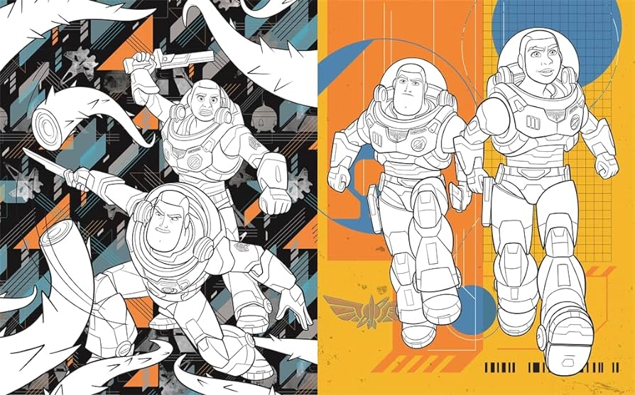 Disney Pixar Lightyear Hyperspace Colouring Book