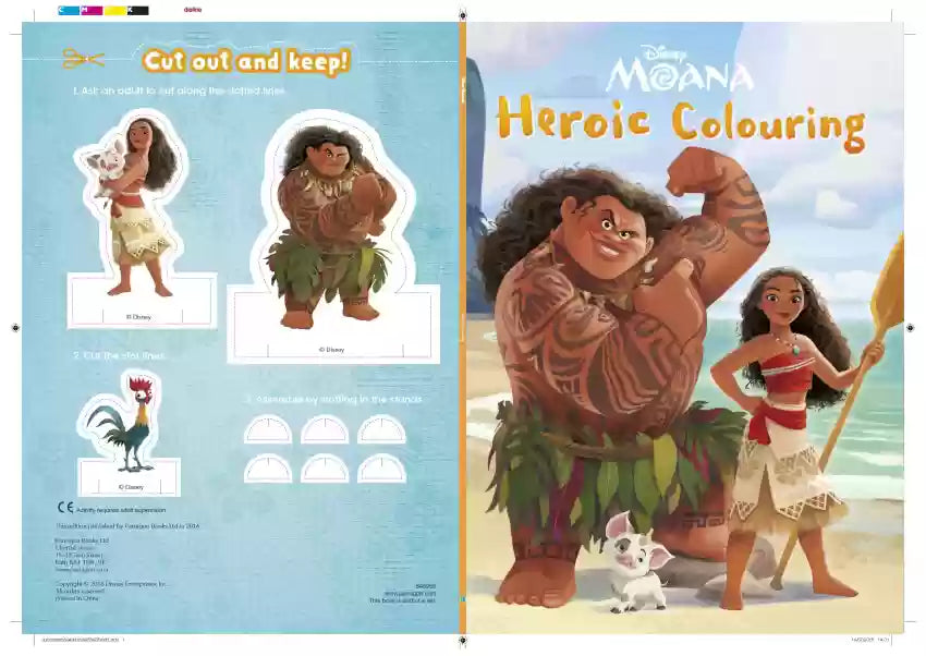 Disney Moana Heroic Colouring