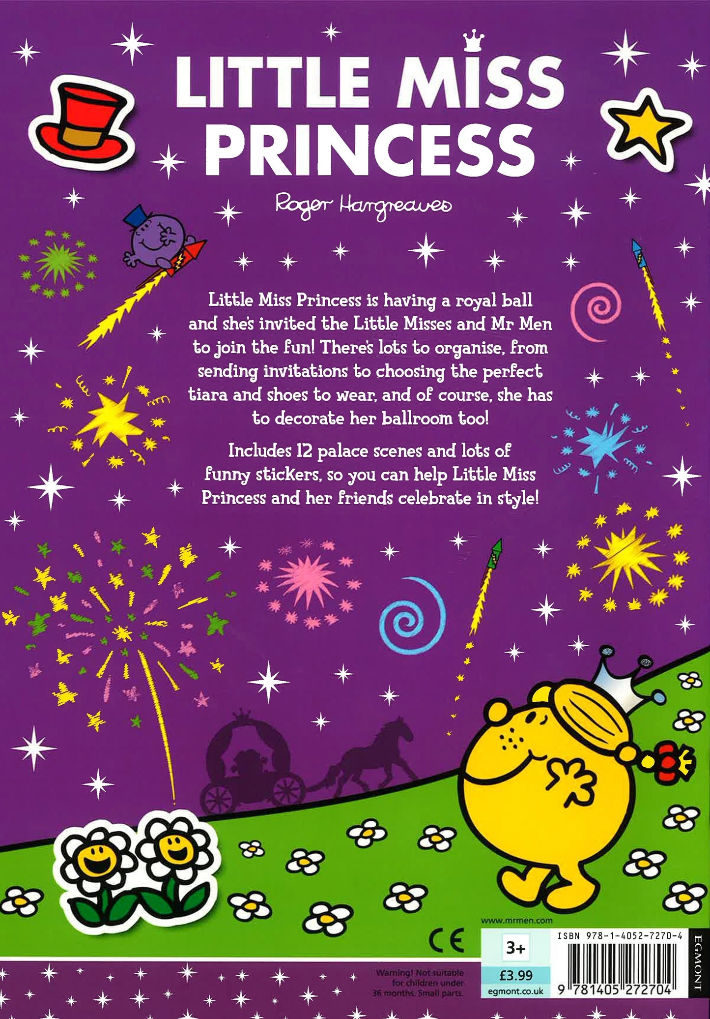 Little Miss Princess - A Royal Ball Sticker Book by Roger Hargreaves