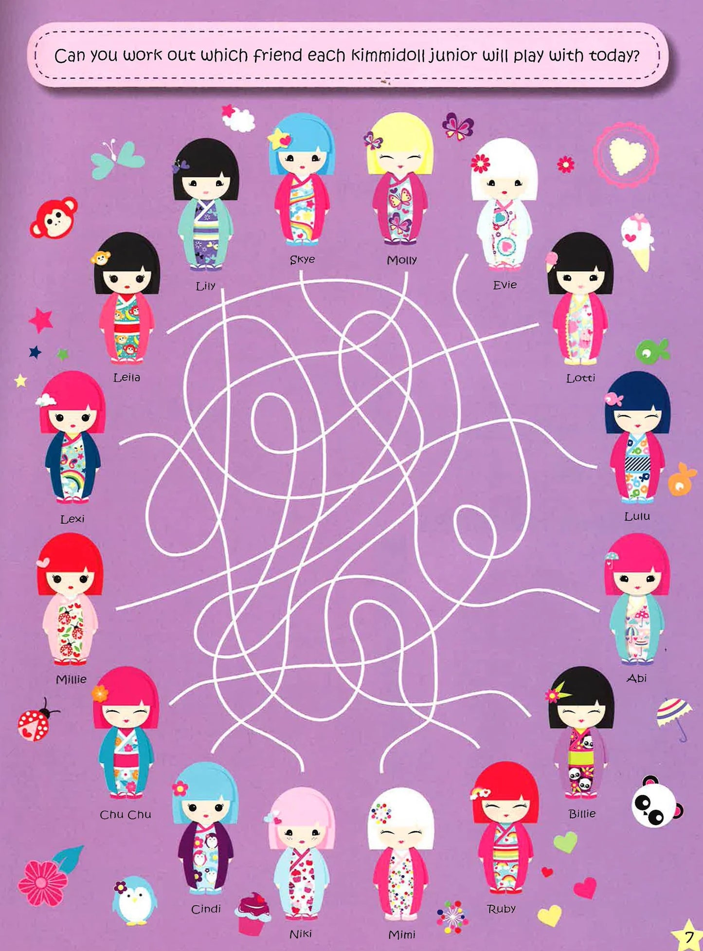 Kimmidoll Junior - Where are the Kimmidoll Juniors? A Search & Find Book Kawaii