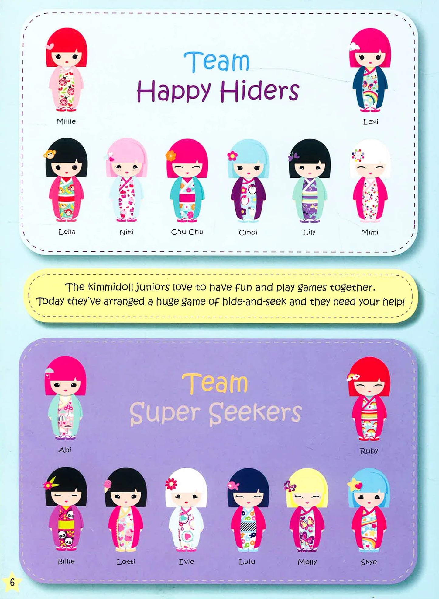 Kimmidoll Junior - Where are the Kimmidoll Juniors? A Search & Find Book Kawaii
