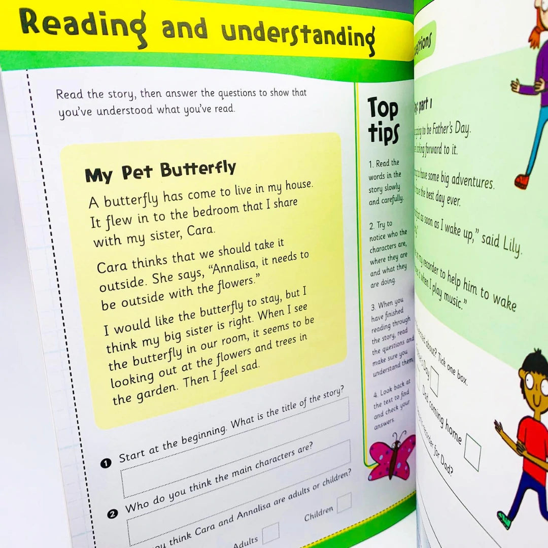 Don’t Panic English Level 1 Practice Tests - Help with Homework (includes revision poster)