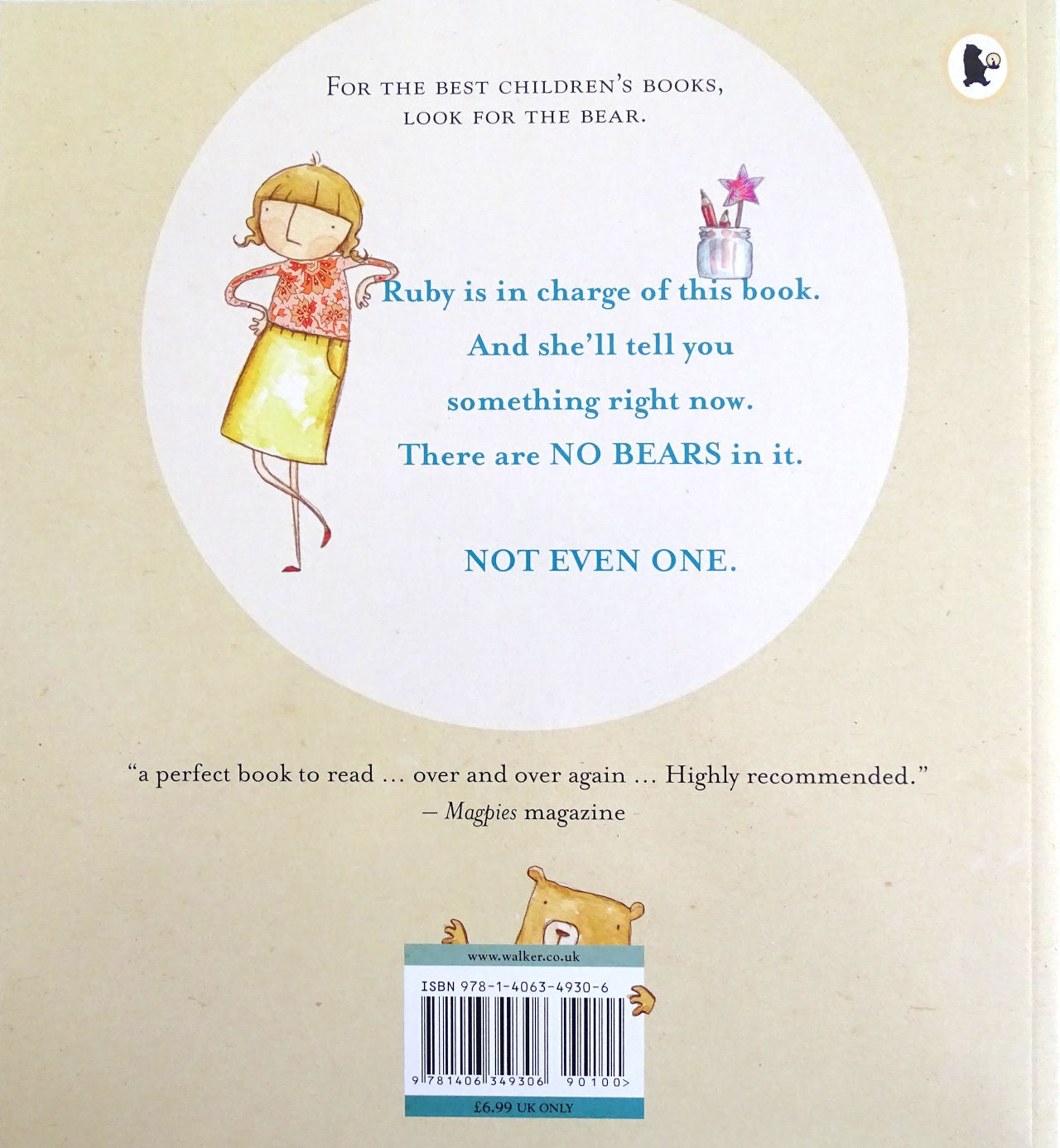 No Bears by Meg McKinlay and Leila Rudge
