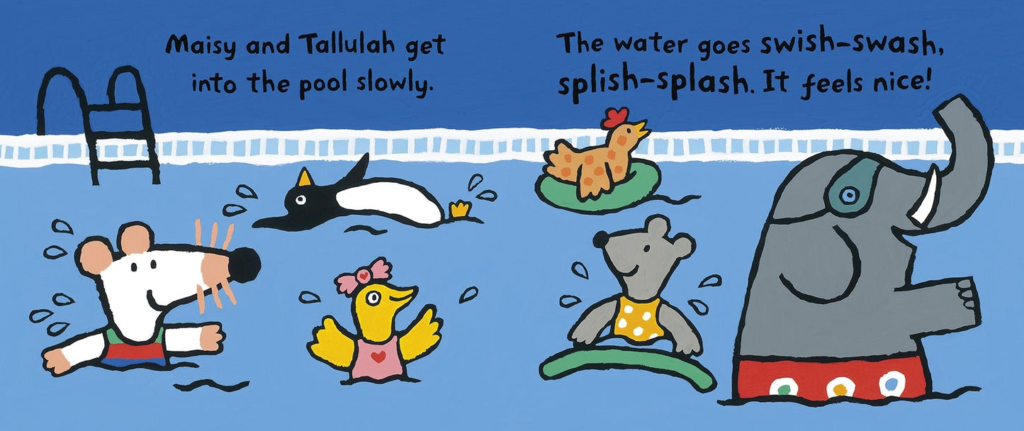 Maisy Learns to Swim - A Maisy First Experiences Book by Lucy Cousins